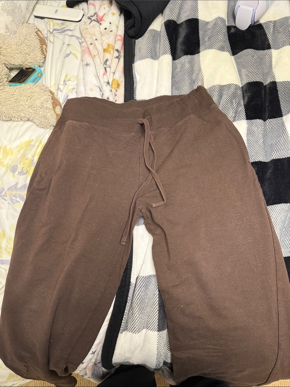 Garage Brown Cozy Drawstring Joggers for Kids
